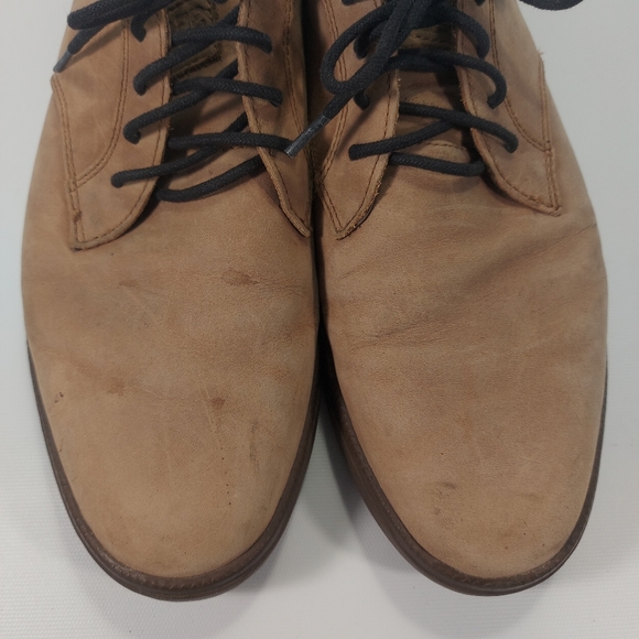 Clae Ellington Mens Tan Suede Lace Up Sneaker Oxford Shoes Size 10 - Picture 6 of 11